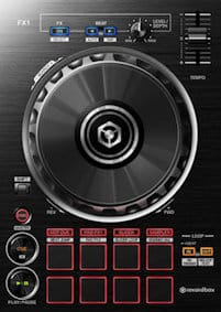 pioneer ddj rb deck section jogs