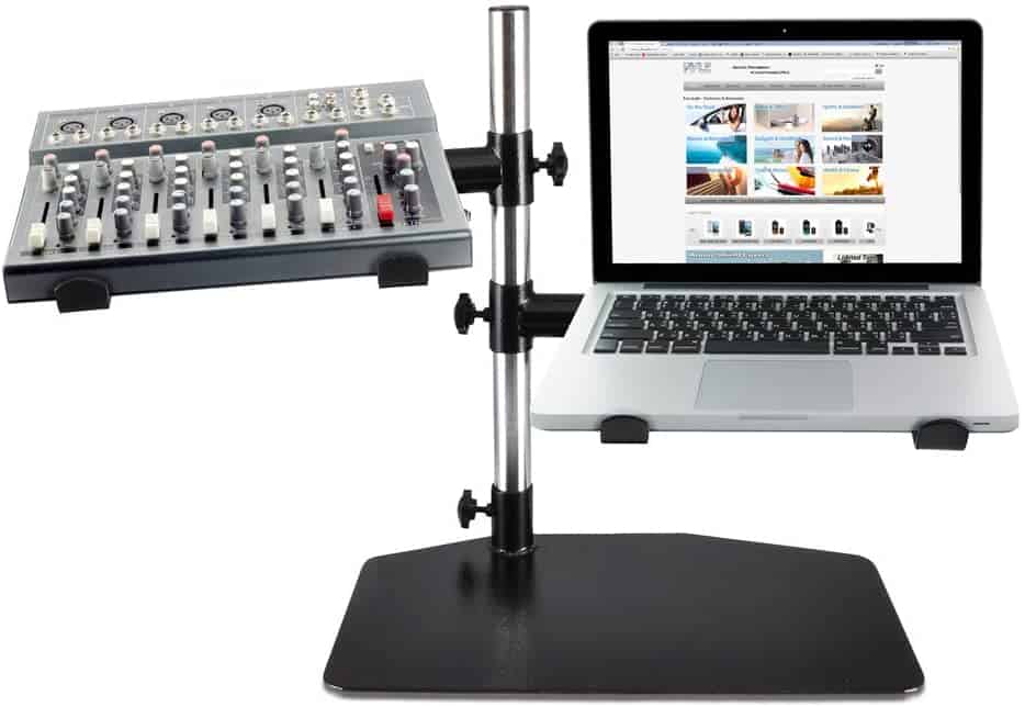 ergonomic laptop stand for djs