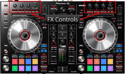 Pioneer DDJ-SR Controller FX Controls