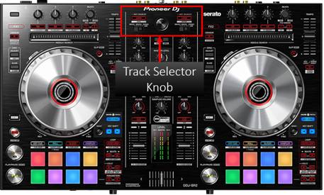 Pioneer DDJ-SR Controller Track Selector Knob