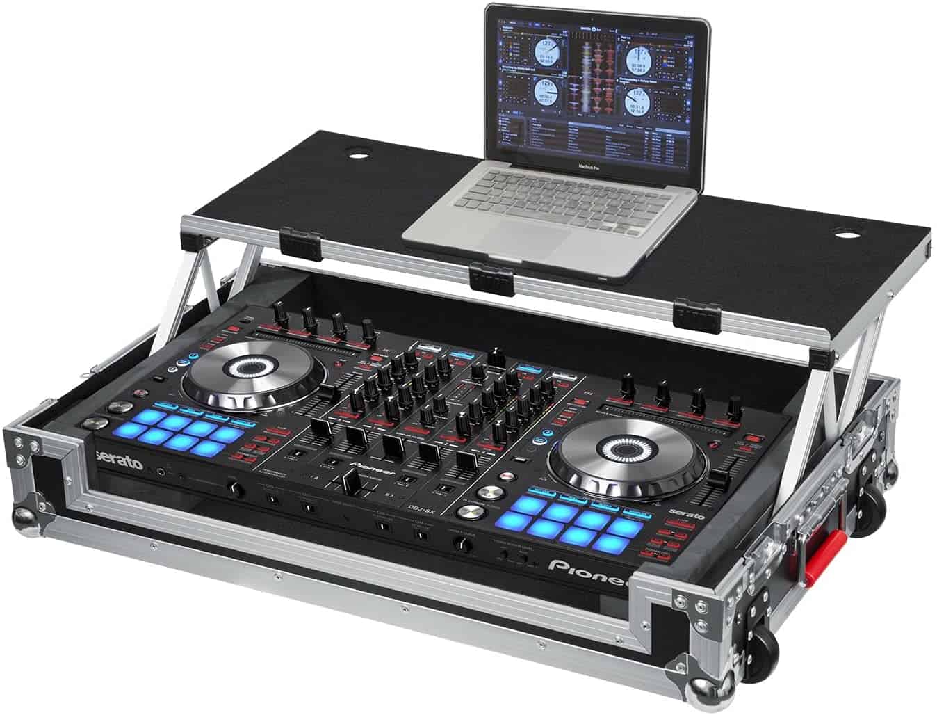 Gator Cases G-TOUR Series DJ Controller Road Case with Sliding Laptop Platform