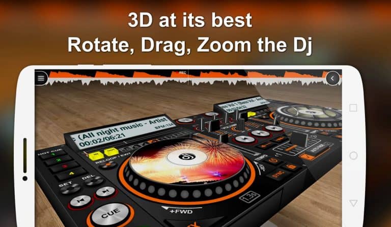 disc dj 3d dj mixing app