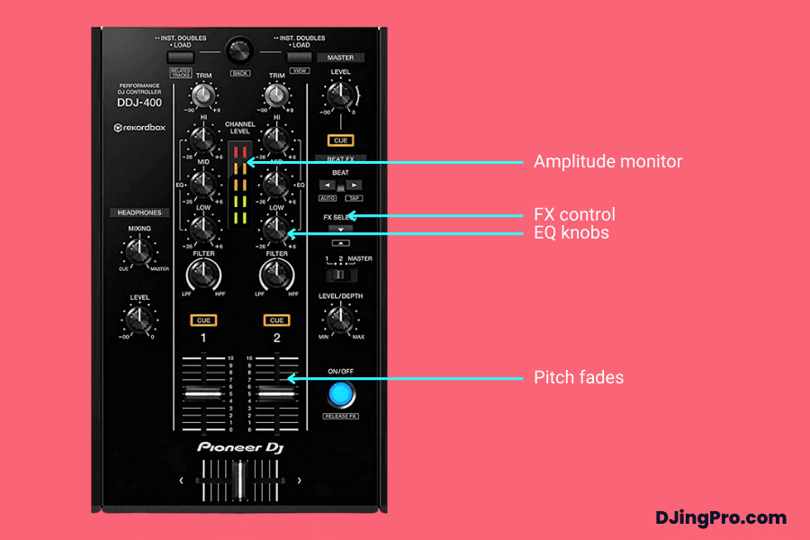 DDJ-400 In-Built Mixer 